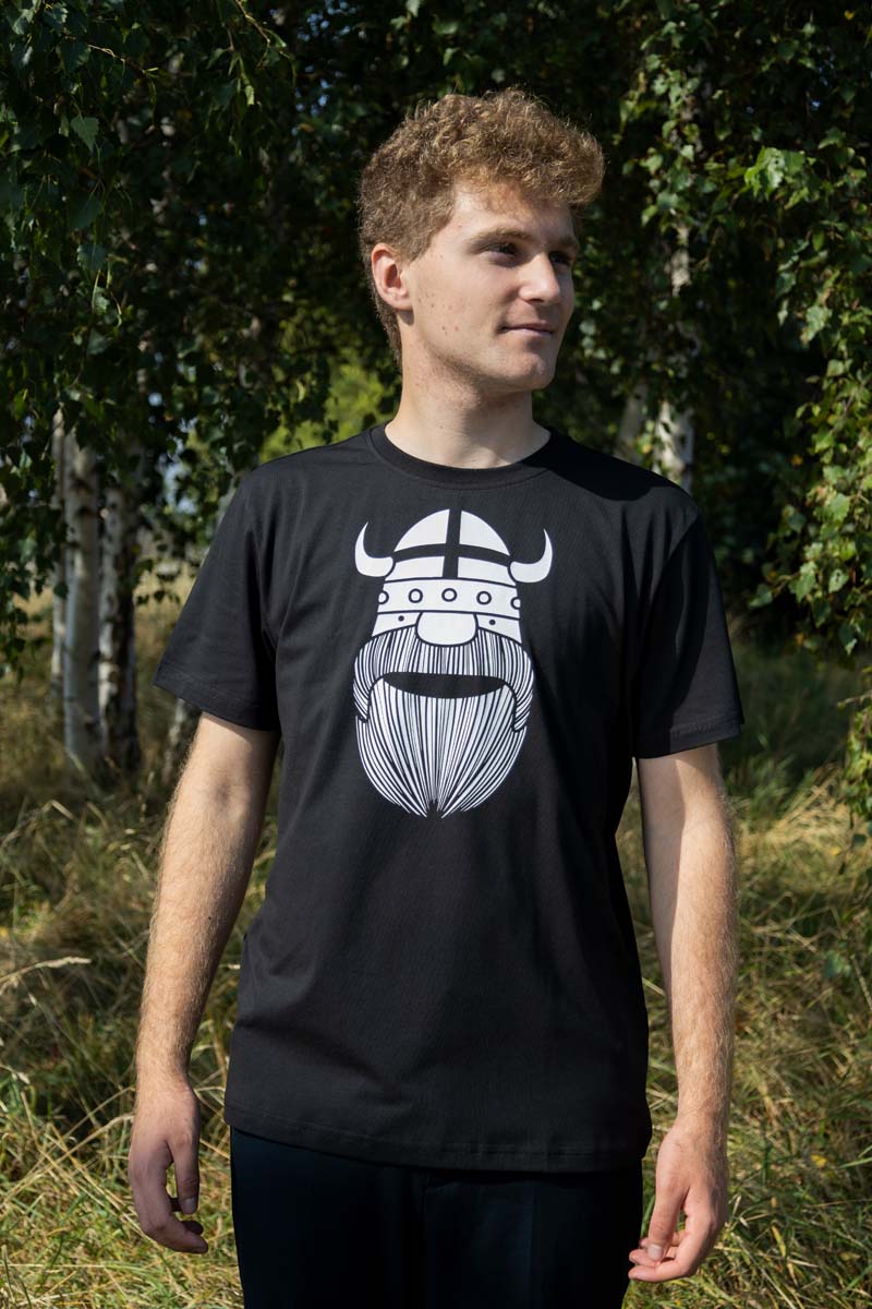 Herre t-shirt med viking