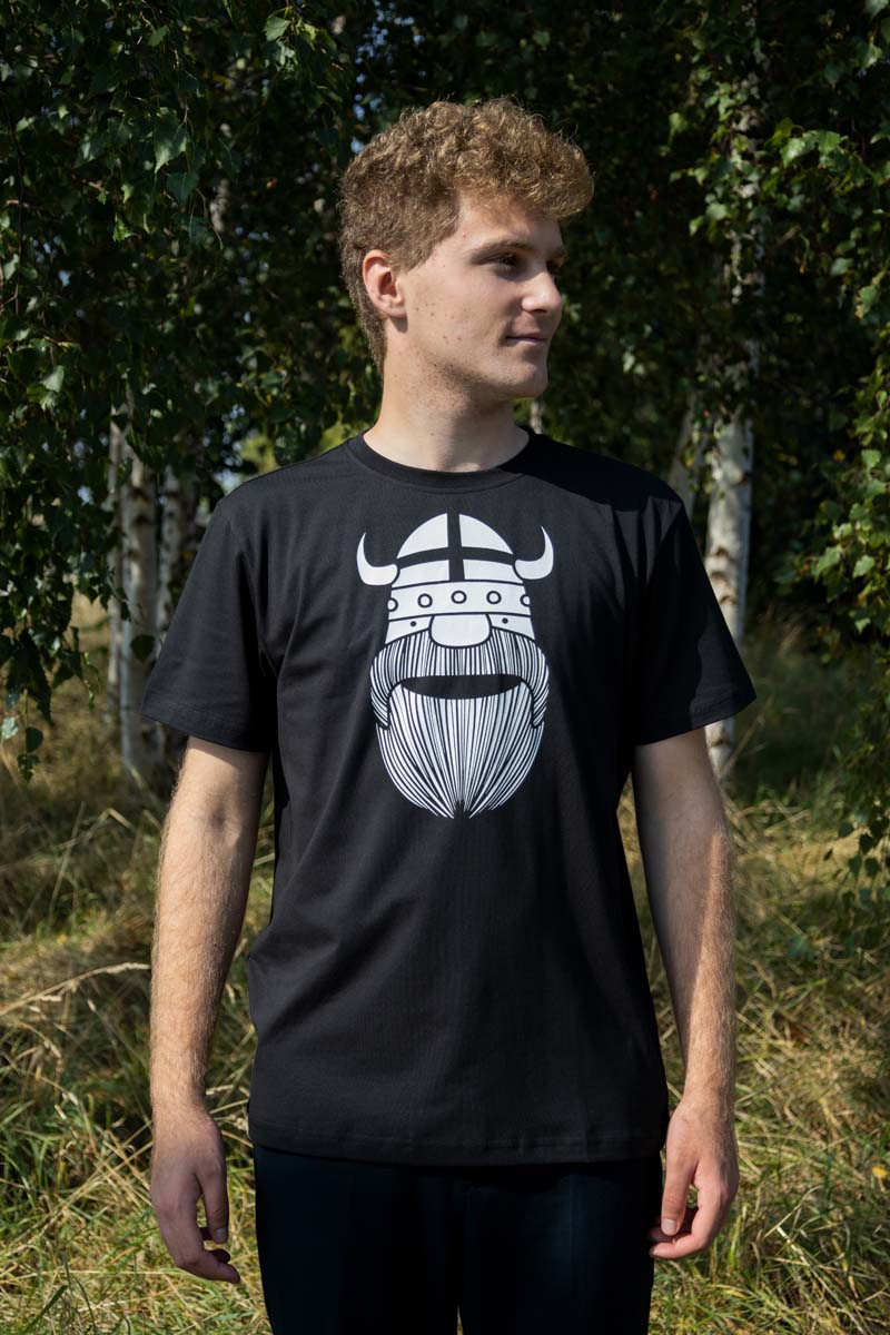 Herre t-shirt med viking