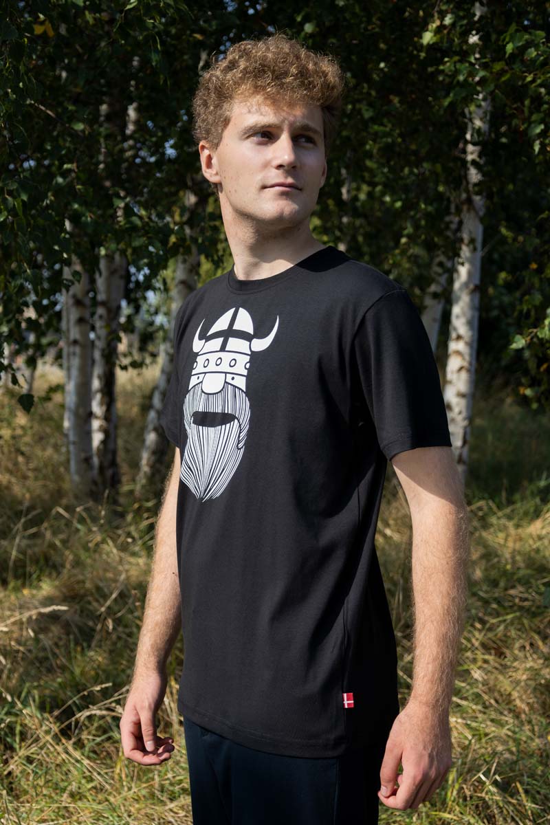 Herre t-shirt med viking